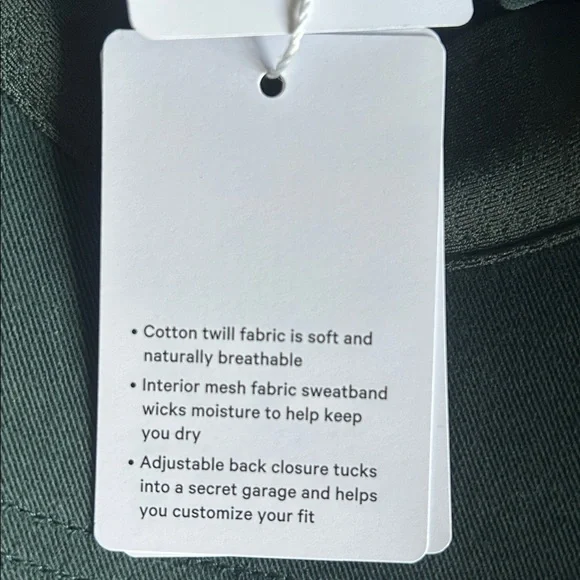 🆕 LULULEMON Classic Ball Cap *Wash Rainforest Green NWT Size L/XL - Picture 12 of 16